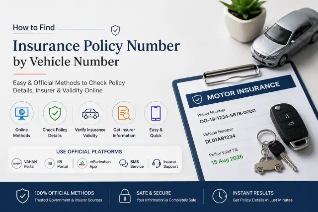 insurance policy number by vehicle number