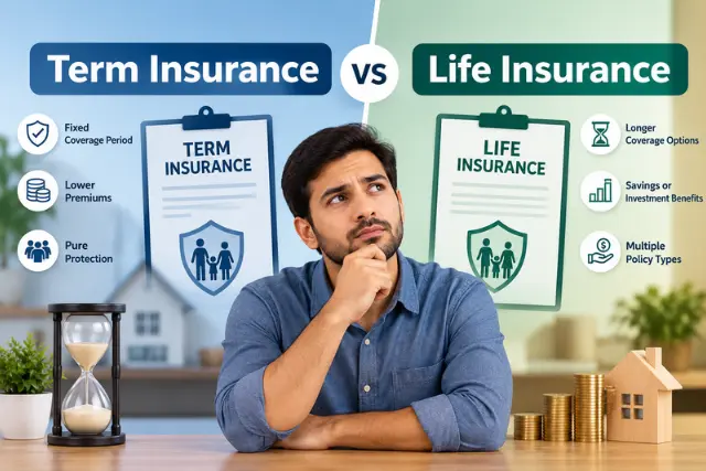 term insurance vs life insurance